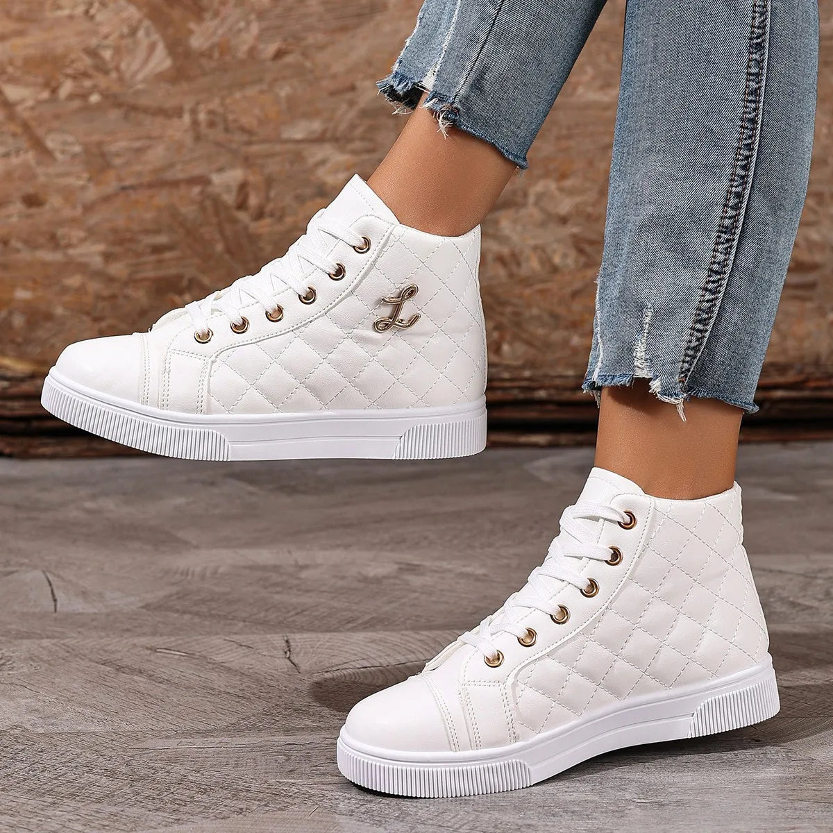 Chaussures confortables à la mode pour femmes, chaussures de sport et de loisirs élégantes à tête ronde, couleur unie, nouvelle collection printemps et automne