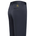 Pantalon extensible homme printemps-été, pantalon de costume décontracté élégant, résistant aux plis, avec motif brodé