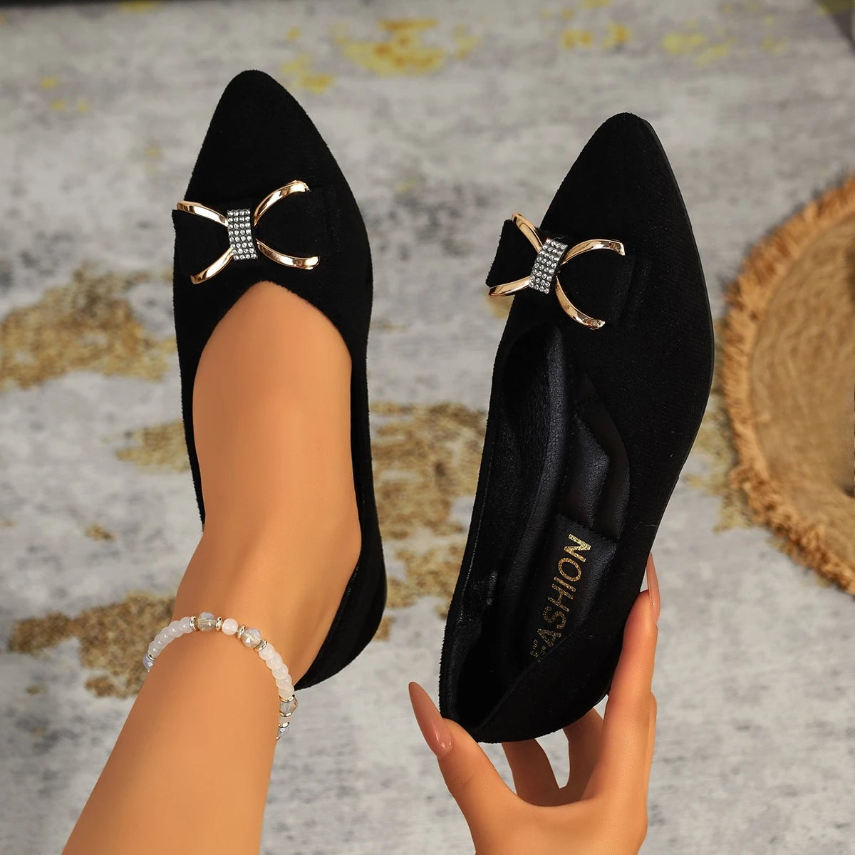 Chaussures plates élégantes et sexy pour le printemps et l'automne, chaussures décontractées à la mode, best-seller, nouvelles, confortables et légères, chaussures de travail pour femmes