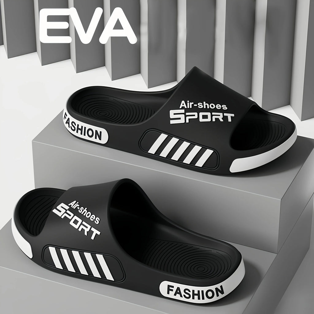 Pantoufles d'extérieur de Style Sport pour hommes, antidérapantes, légères, pour la maison et la plage, chaussures confortables pour usage extérieur