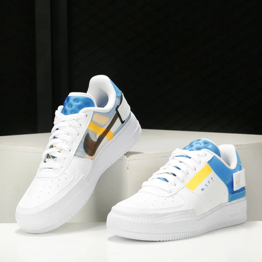 Nike véritable AIR Force 1 chaussures de sport décontractées à la mode pour hommes et femmes CK6923-101