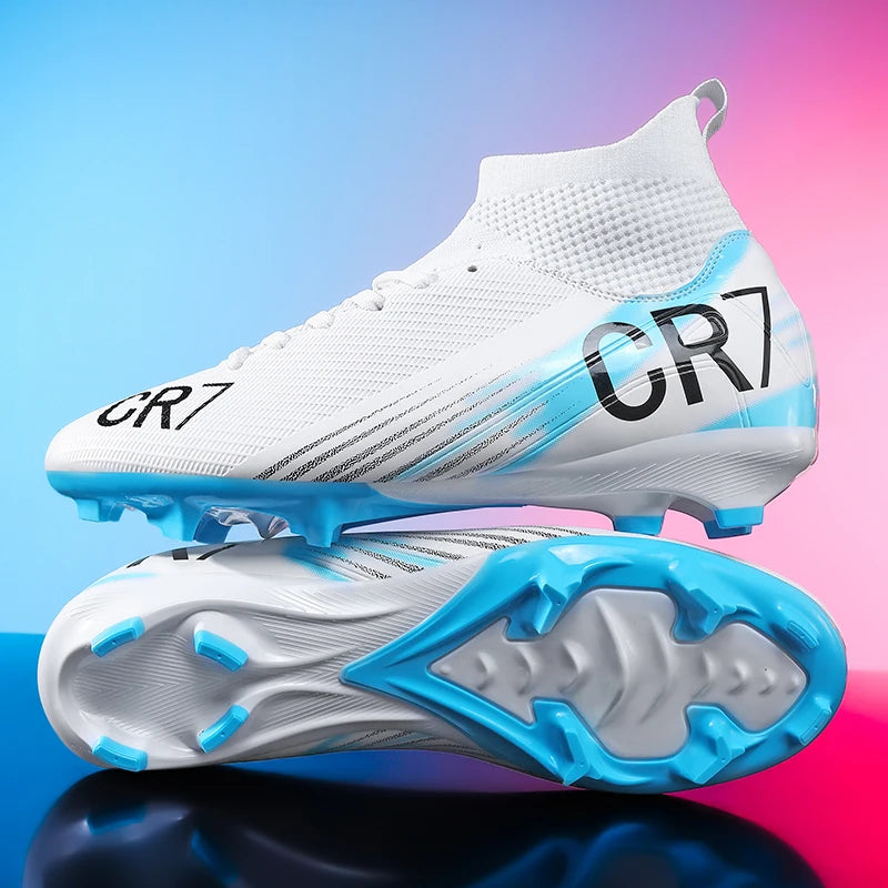 Nouvelles chaussures de football pour hommes, vente chaude, chaussures de futsal professionnelles de haute qualité, chaussures de football à crampons pour femmes, unisexe, ultra-légères, baskets TF/FG