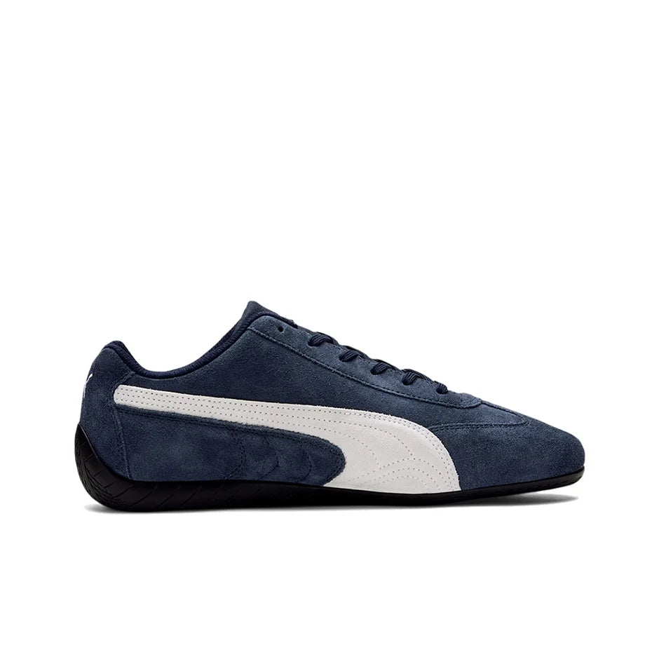Chaussures de course PUMA Speedcat en cuir synthétique, cuir artificiel, amortissantes, résistantes à l'abrasion, légères, basses, 380173-02