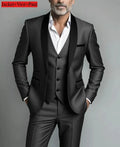 Costume de bal de smoking pour hommes, coupe cintrée, blazer de mariage pour marié, robe de luxe de haute qualité, costume de fête pour Banquet d'affaires