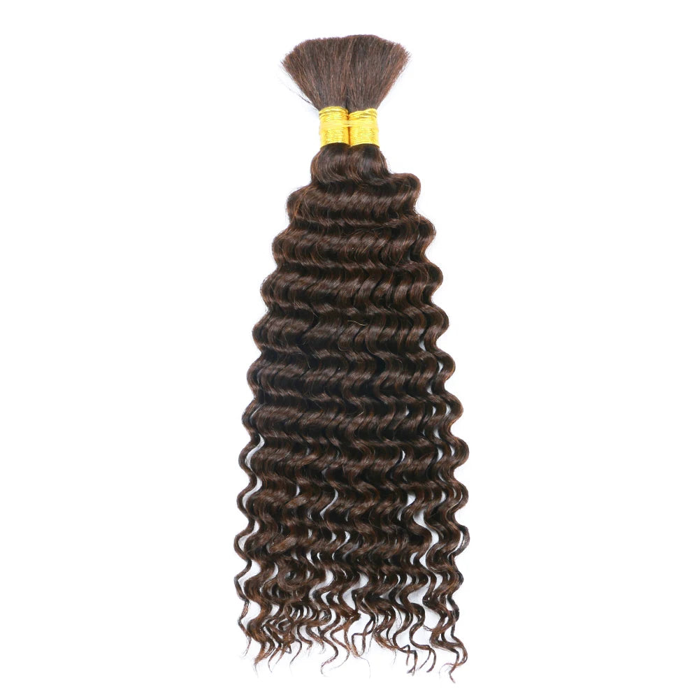 Tressage humain cheveux vague profonde en vrac cheveux humains 100g sans trame cheveux humains paquets Micro humain tressage cheveux pour Boho tresses