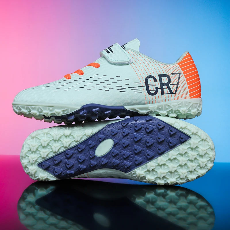 Nouvelles chaussures de football pour hommes et enfants, crampons professionnels antidérapants ultralégers pour garçons, chaussures de match de football, chaussures d'entraînement, livraison directe