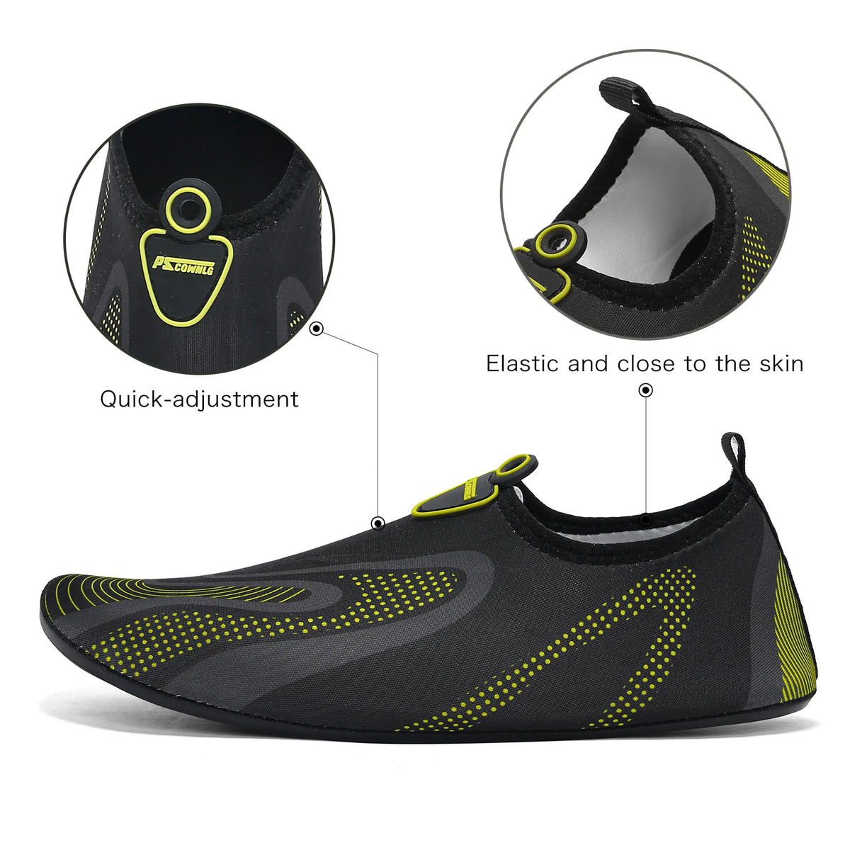 Chaussures de plongée femmes Aqua chaussures hommes plage natation Sport nautique chaussettes pieds nus Sneaker Fitness danse natation surf plongée en apnée chaussure