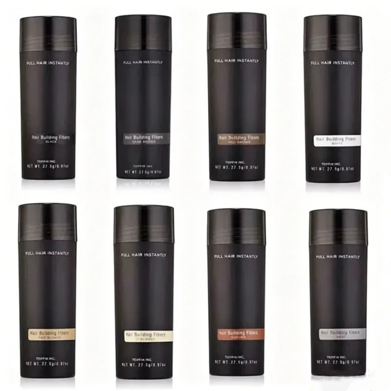 Fibres capillaires à la kératine 27,5g – Spray épaississant pour cheveux – Produits anti-chute pour femme et homme – Poudres de repousse instantanée