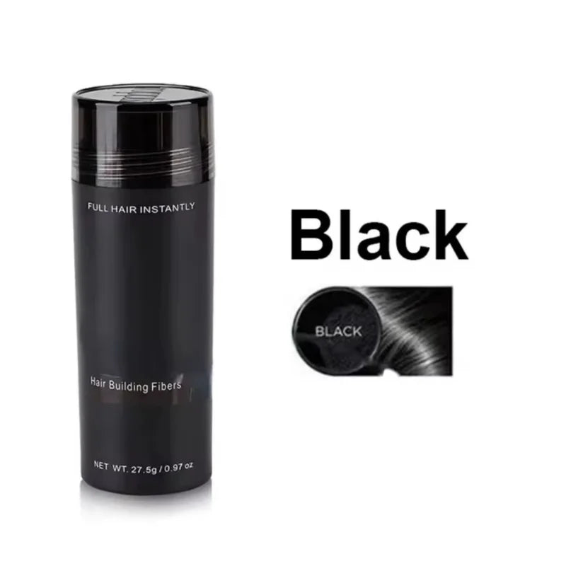 Fibres capillaires à la kératine 27,5g – Spray épaississant pour cheveux – Produits anti-chute pour femme et homme – Poudres de repousse instantanée