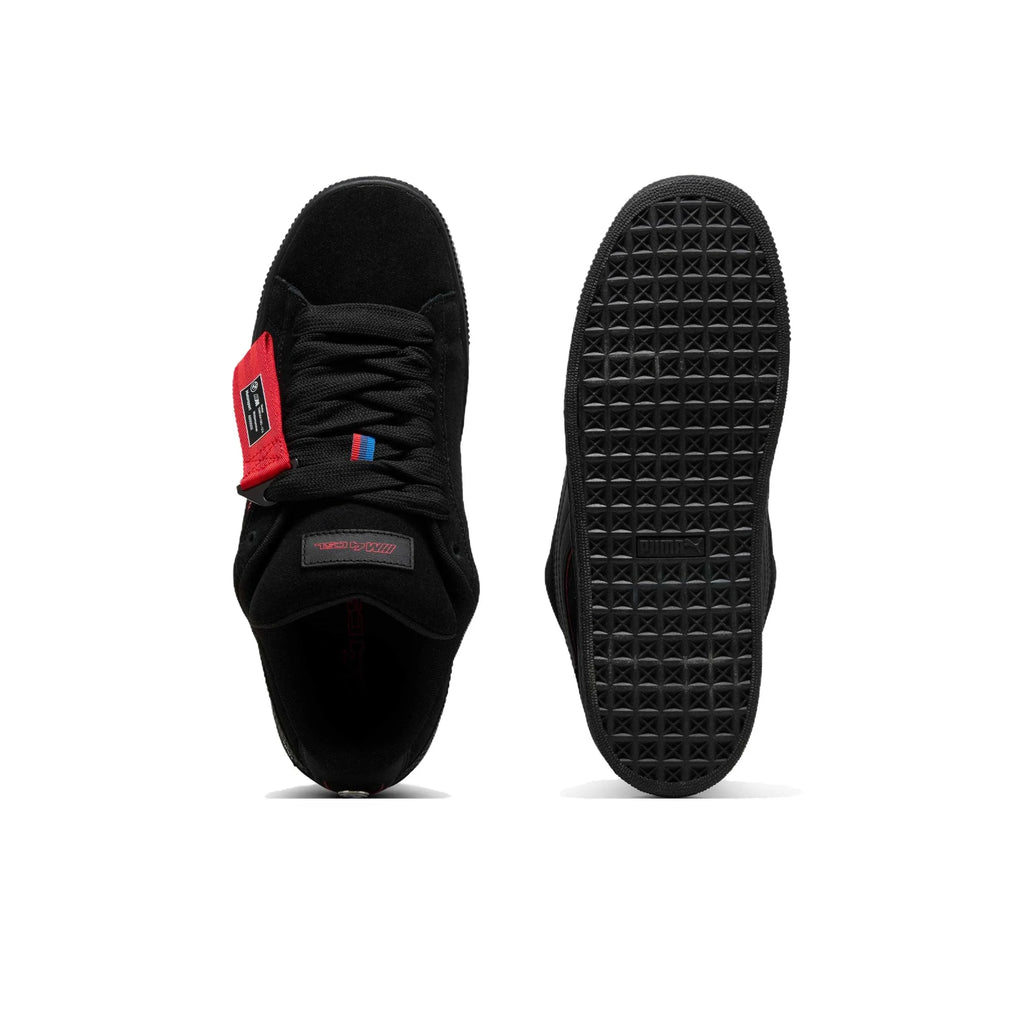 PUMA x BMW M Motorsport Suede XL Chaussures de skateboard basses résistantes à l'abrasion Unisexe Noir