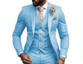Derniers hommes costumes 3 pièces ensemble formel affaires mince costume pour hommes mariage marié bal Tuxedos luxe homme robe manteau gilet pantalon