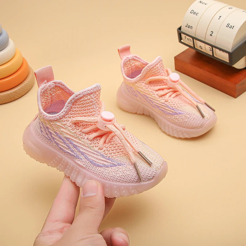 Baskets de sport légères en maille respirante pour enfants et adolescents, idéales printemps-automne, pour garçons et filles