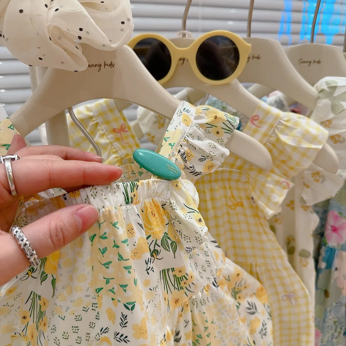 Robe d'été 2026 pour filles à manches volantées, robes de princesse imprimées à volants pour enfants de 1 à 12 ans, vêtements de vacances