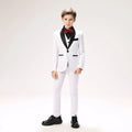 Costume 3 pièces pour garçons de rentrée scolaire, veste, gilet, pantalon, smoking pour enfants, costume de mariage, robe formelle classique, costume Slim pour adolescents
