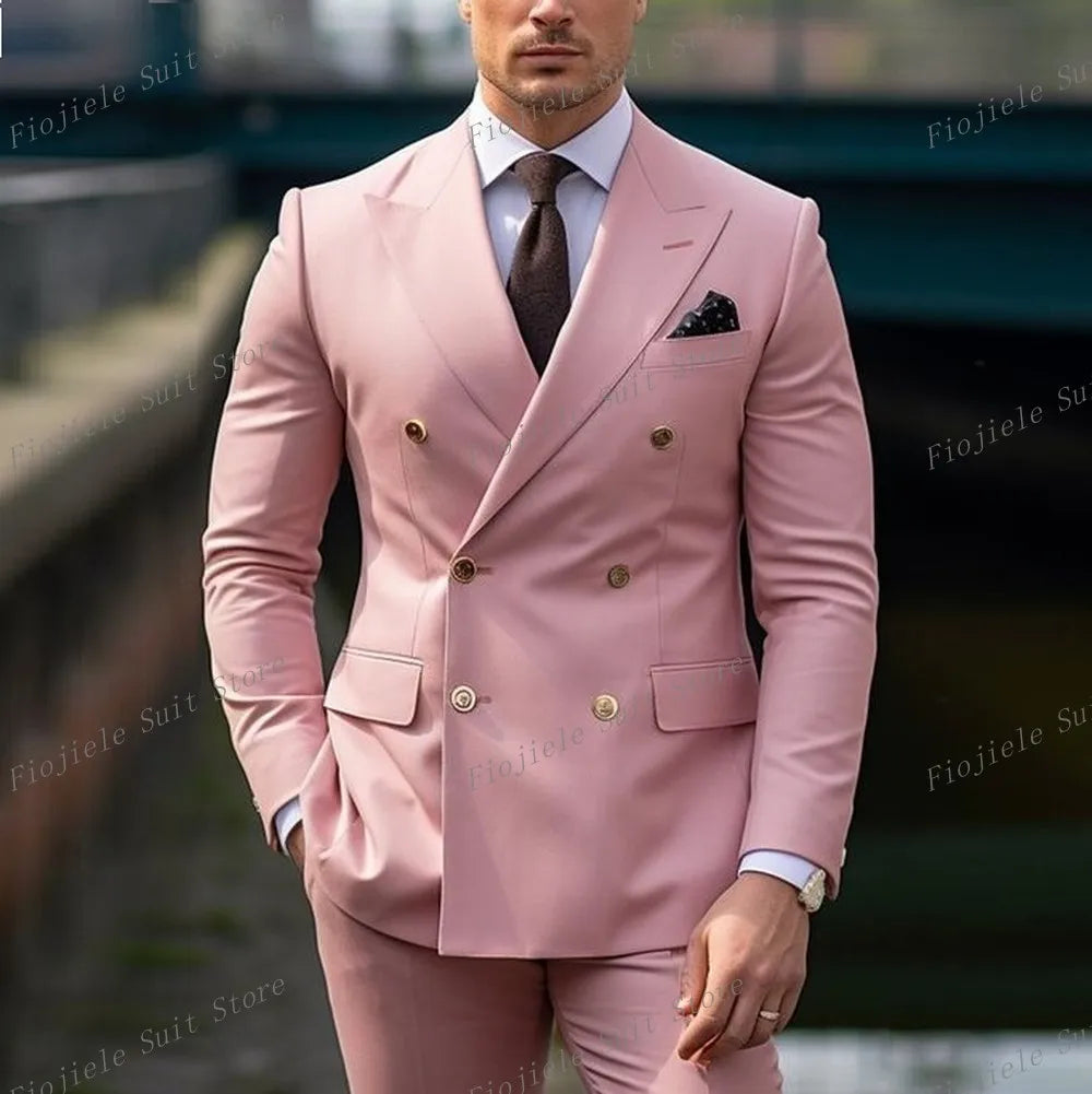 Vert armée hommes affaires Occasion formelle Tuxedos marié Groomsman fête de mariage bal mâle costume 2 pièces ensemble Blazer pantalon