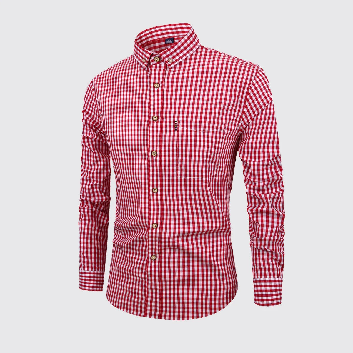 2025 nouveaux hommes coton Plaid à manches longues chemise classique Plaid chemise décontractée respirant et confortable affaires décontracté