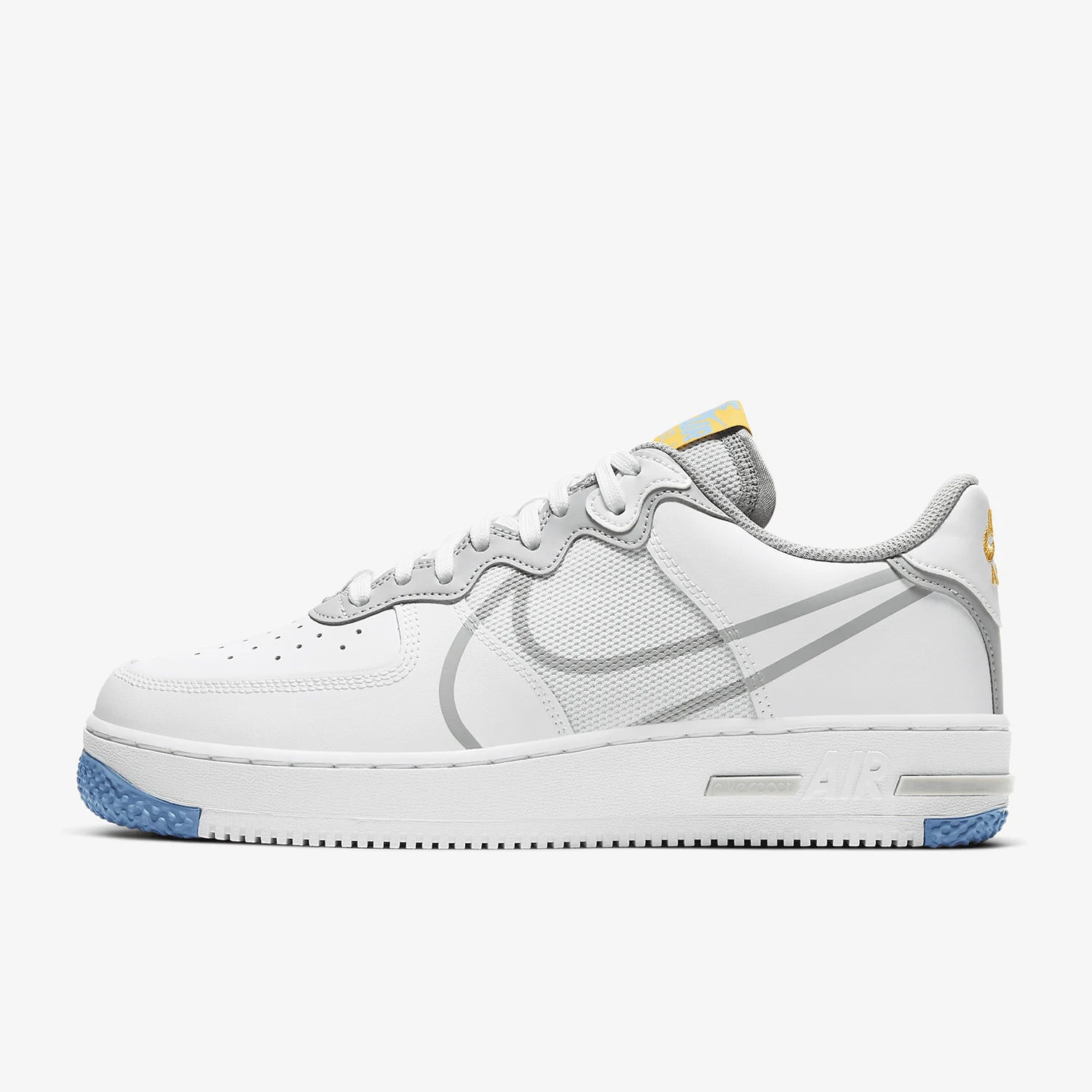 Nike Authentique AIR FORCE 1 REACT Baskets décontractées unisexes CT1020-100