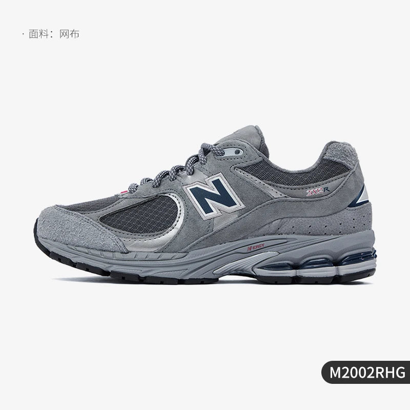 New Balance NB Genuine 2002R Series Baskets décontractées durables et antidérapantes pour hommes et femmes M2002RHG