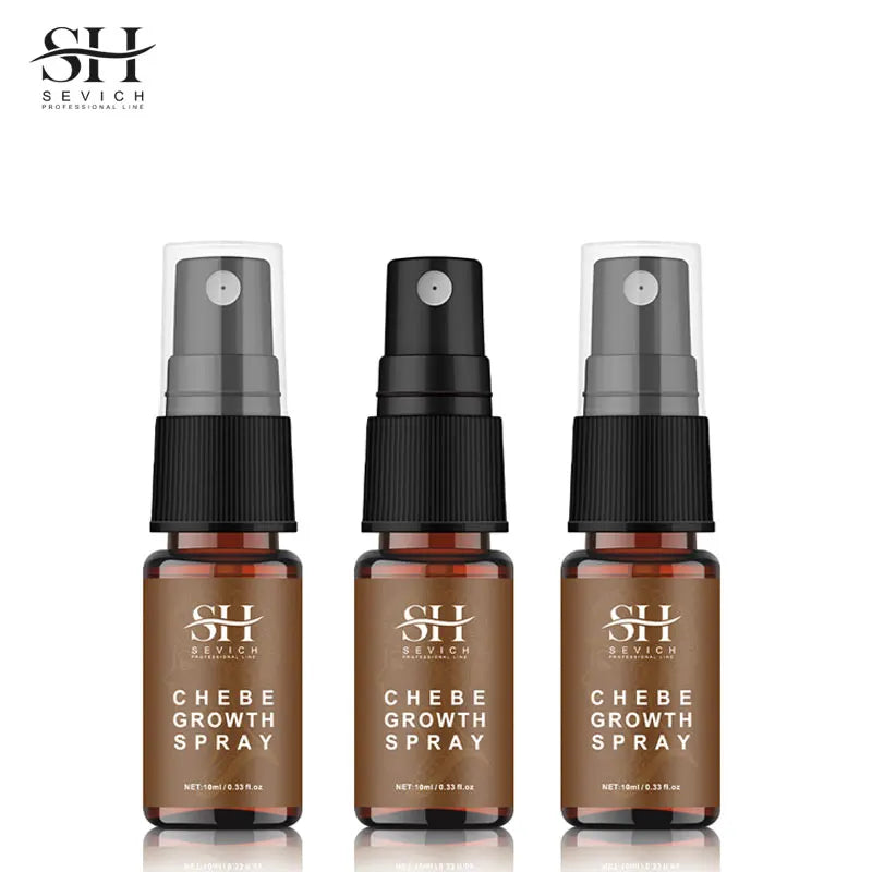 Huile de pulvérisation de Chebe africaine, 10ml, pour une réparation rapide de la croissance des cheveux, résultat Visible endommagé, arrêter de la casse, favorise la croissance des cheveux, pour femmes et hommes