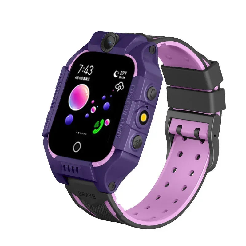Montre connectée pour enfants Lenovo 2027, nouvelle version 5G, GPS, carte SIM, appel SOS, caméra, étanche, pour garçons et filles, cadeau