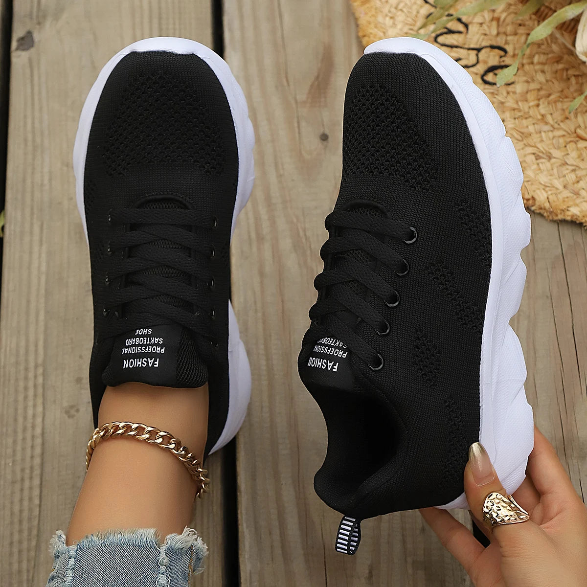 Femmes chaussures de Sport mode plate-forme baskets dames printemps été chaussures plates chaussures de course pour femmes chaussures décontractées maille Jogging Tennis