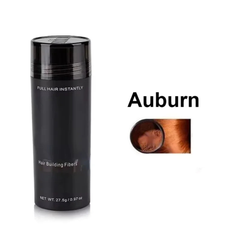 Fibres capillaires à la kératine 27,5g – Spray épaississant pour cheveux – Produits anti-chute pour femme et homme – Poudres de repousse instantanée