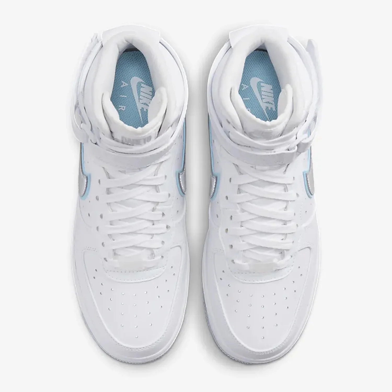 Nike Authentic Air Force 1 Baskets de sport décontractées à tige haute pour femme FB1865-101