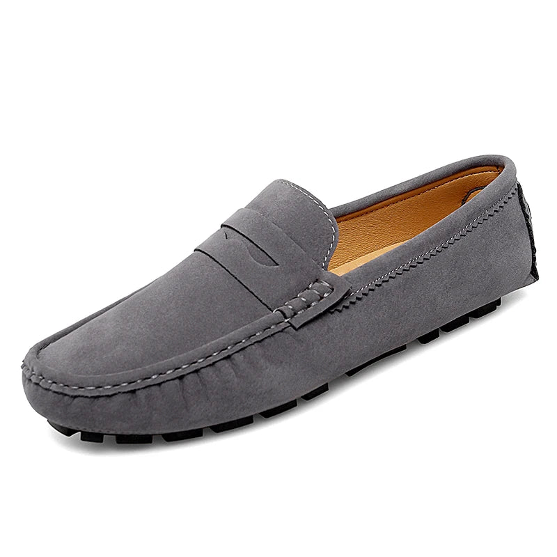 Mocassins en cuir suédé pour hommes, nouvelle mode, chaussures de marche, confortables, plates, classiques, Style Original, chaussures décontractées pour hommes