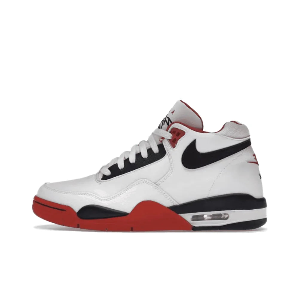 Nike Flight Legacy Mid-Top Retro Basketball Sneakers Homme Noir/Blanc BQ4212-002