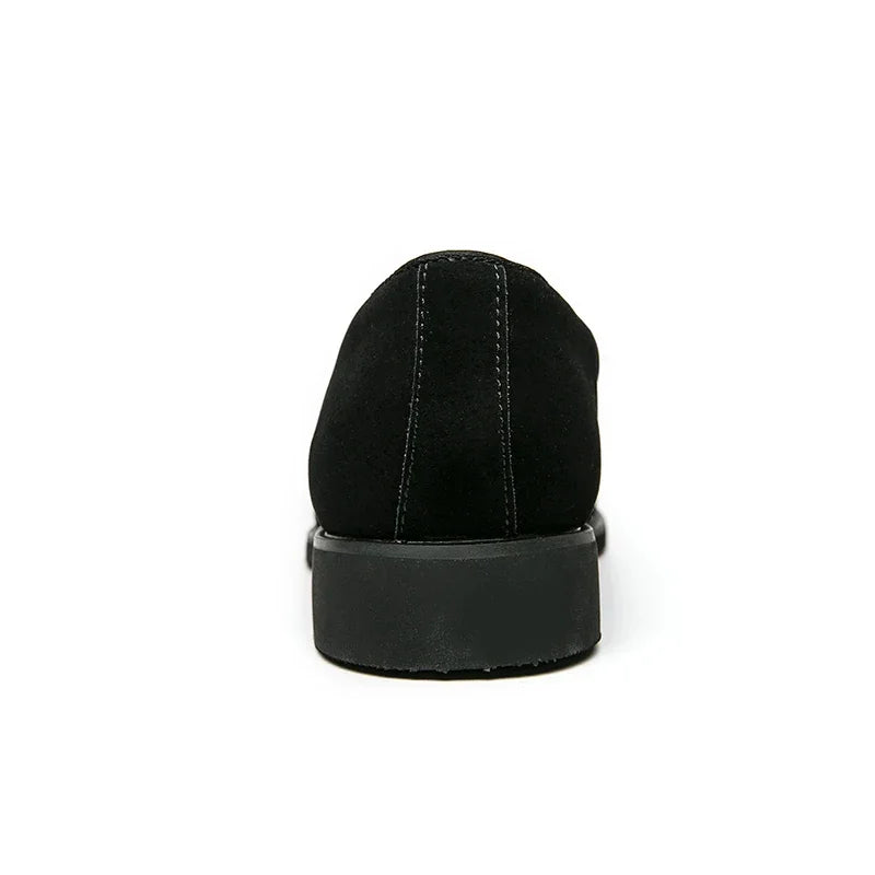 Chaussures provoqué en cuir suédé pour hommes, mocassins marron, marque de créateur italien, bureau d'affaires, boîte de nuit, fête, livraison directe, Dhp8Q, printemps