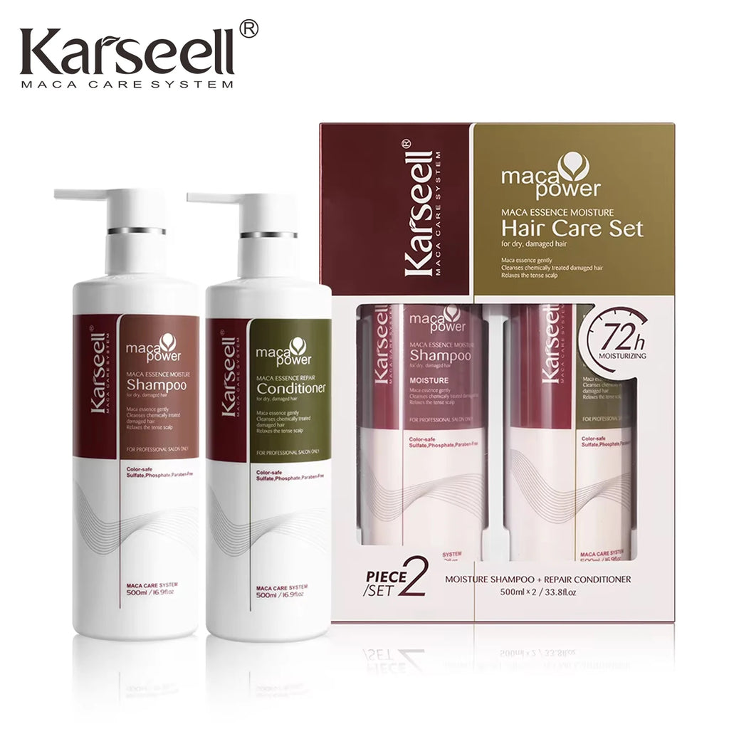 Traitement capillaire au collagène Karseell, réparation et soin, shampooing et après-shampooing pour cheveux secs et abîmés, tous types de cheveux, soin capillaire, cadeau