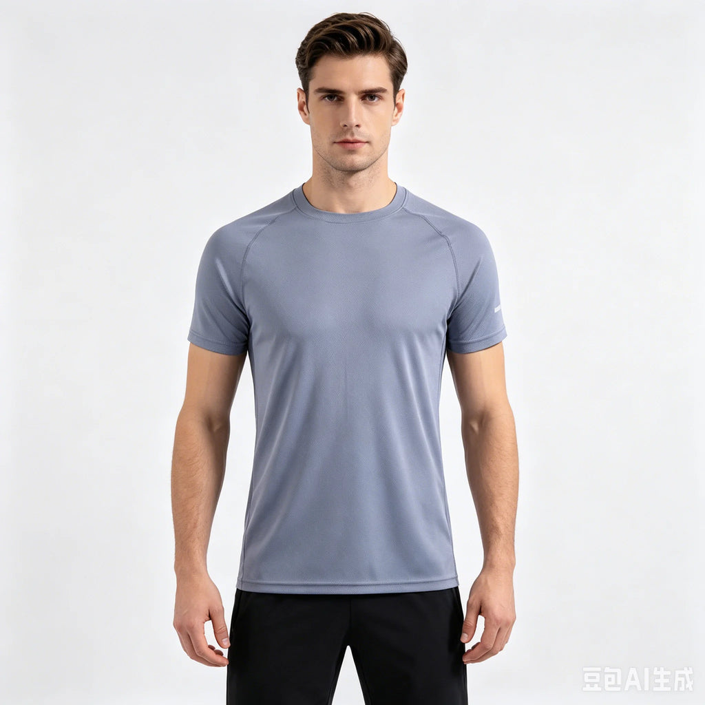 Chemises de course pour hommes, maillots de football, t-shirts de sport réfléchissants, hauts de jogging athlétiques à séchage rapide, vêtements de sport pour la gym et l'entraînement