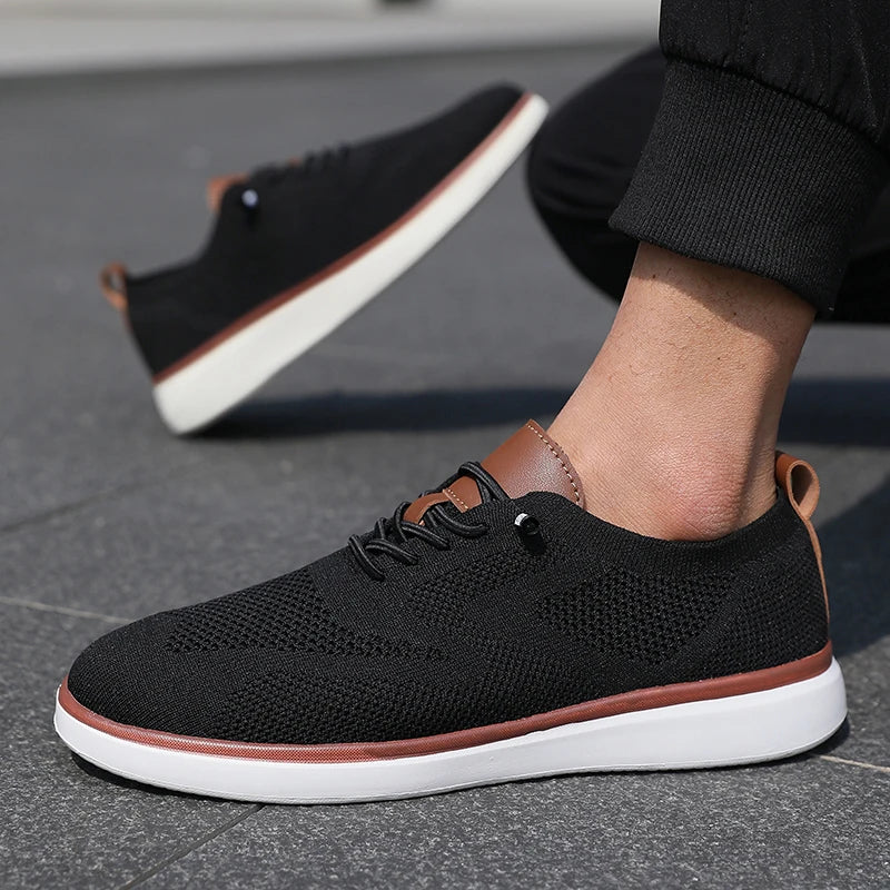 Chaussures coulissantes pour hommes mocassins de chaussures de sport en maille, chaussures antidérapantes chaussures décontractées coupe basse chaussures de sport décontractées best-seller chaussures de créateur 2025