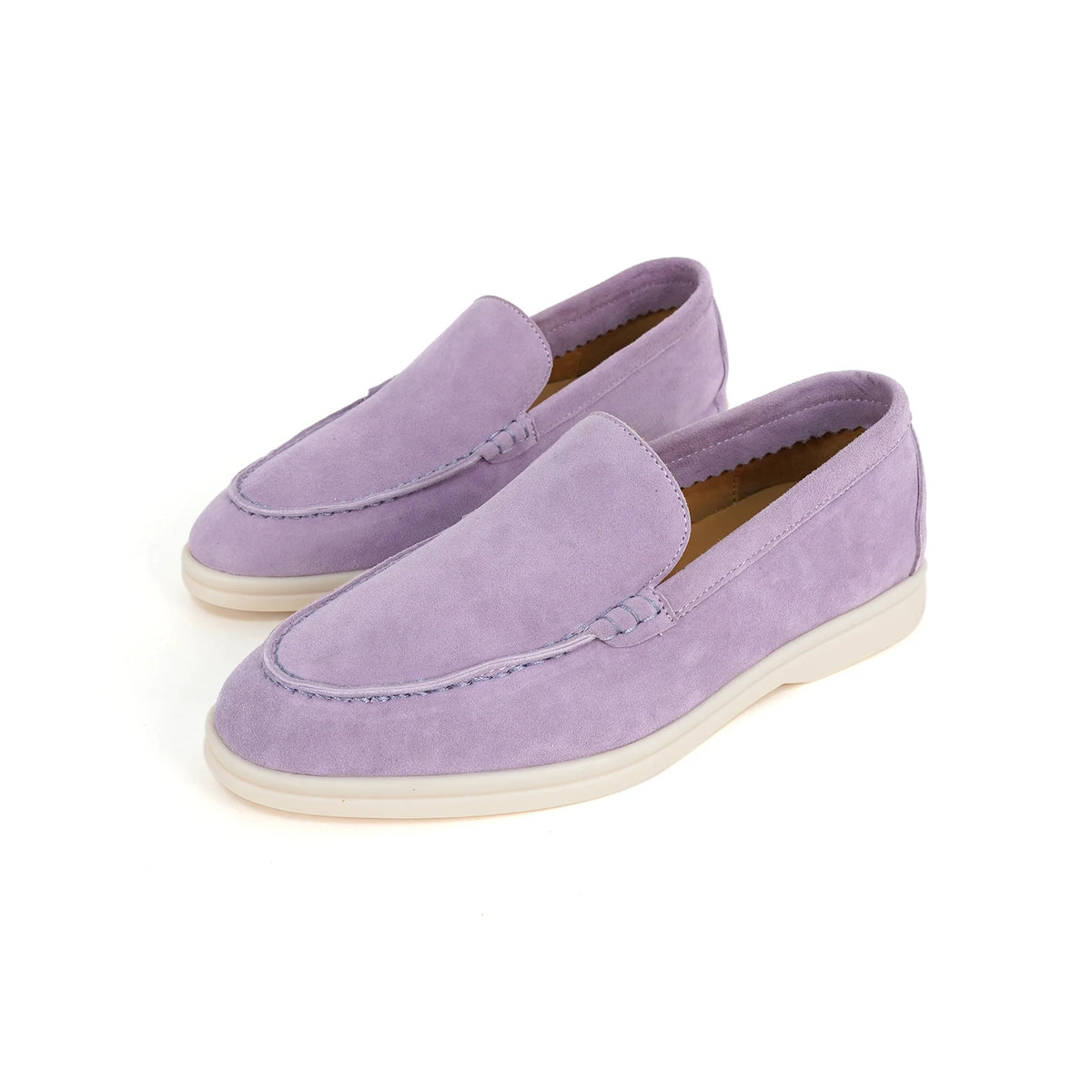 Chaussures plates de luxe en cuir pour femmes, mocassins de créateur, chaussures de marche confortables pour femmes, chaussures décontractées d'été, décontractées 44