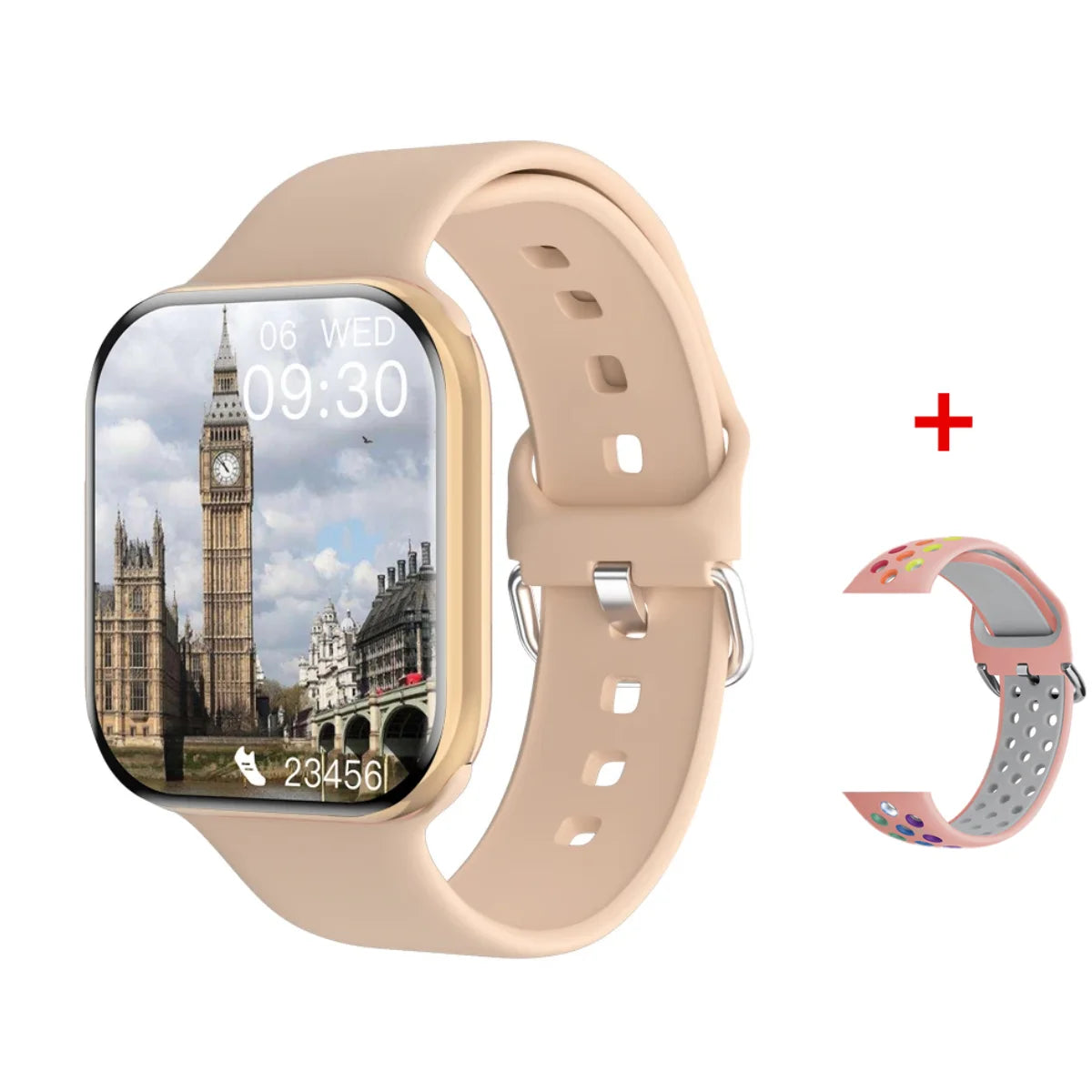 Montre connectée GPS 2026 Série 10 avec mémoire, musique, vidéo, appels Bluetooth, moniteur de fréquence cardiaque, étanche, NFC pour Apple et Android