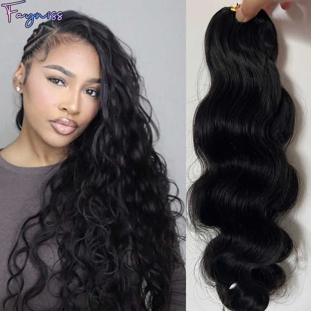 Extensions de cheveux humains 100% naturels, bouclés crépus, pré-séparés, style plumes, pour tresses bohèmes, avec nœuds miracle pour crochet.