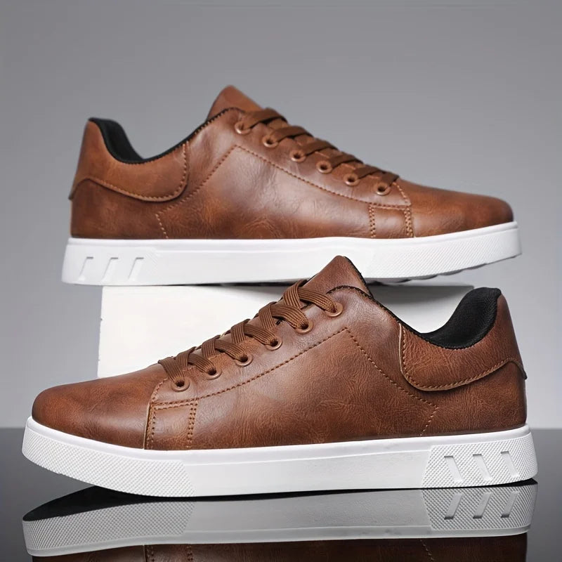 1 paire de chaussures de skate minimalistes, deux couleurs disponibles, polyvalentes et confortables, à lacets grande taille, semelle souple et légère, toutes tailles