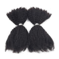 Cheveux humains afro crépus en vrac pour tressage, doux, types 4B 4C, pour locs, extensions de dreadlocks, cheveux humains à tresser