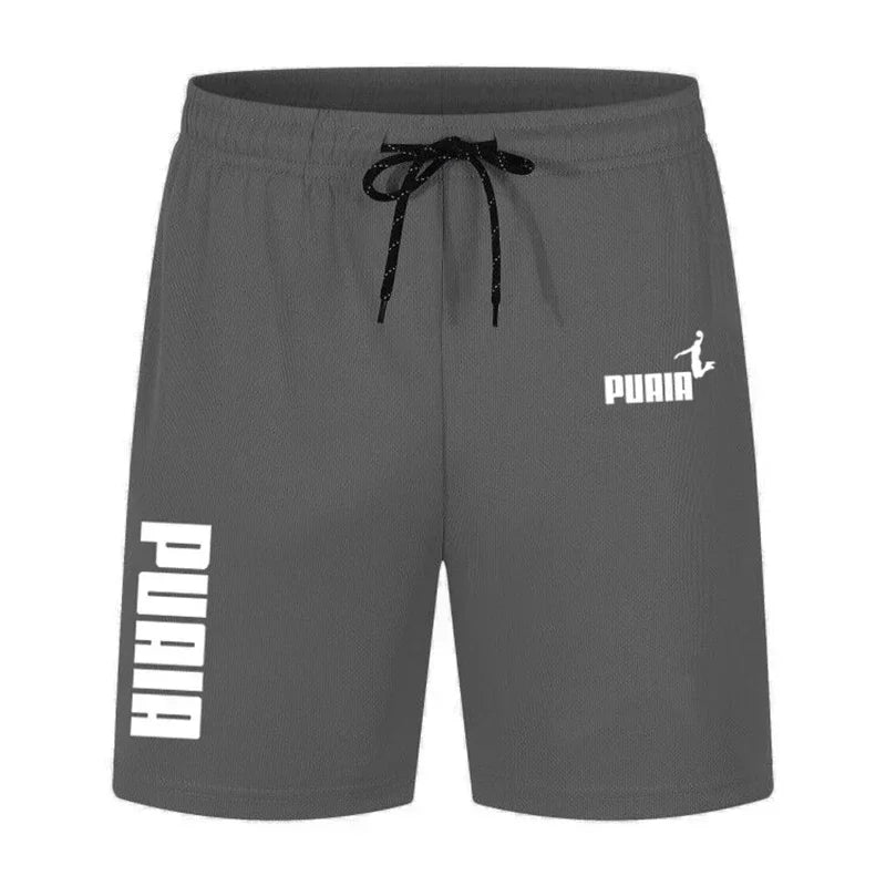 Shorts d'été 2026 pour hommes – Nouveaux shorts de sport décontractés en polyester respirant avec cordon élastique pour le basketball et la course à pied
