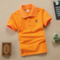 Enfants Polo T-Shirt été garçons à manches courtes t-shirts enfants vêtements mode adolescents vêtements de sport élastiques garçon fille dessin animé couverture en coton