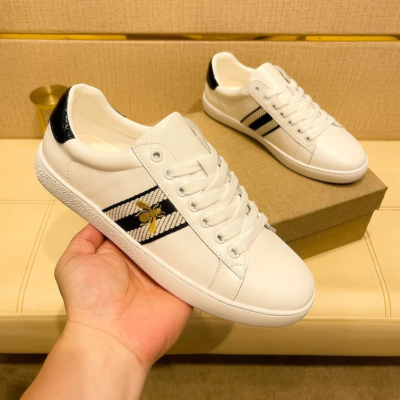 Baskets décontractées grande taille 43 44 pour femmes et hommes, chaussures de planche de luxe de styliste, chaussures de sport à plateforme accrue en croûte de cuir, à la mode