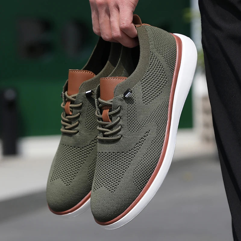 Chaussures coulissantes pour hommes mocassins de chaussures de sport en maille, chaussures antidérapantes chaussures décontractées coupe basse chaussures de sport décontractées best-seller chaussures de créateur 2025