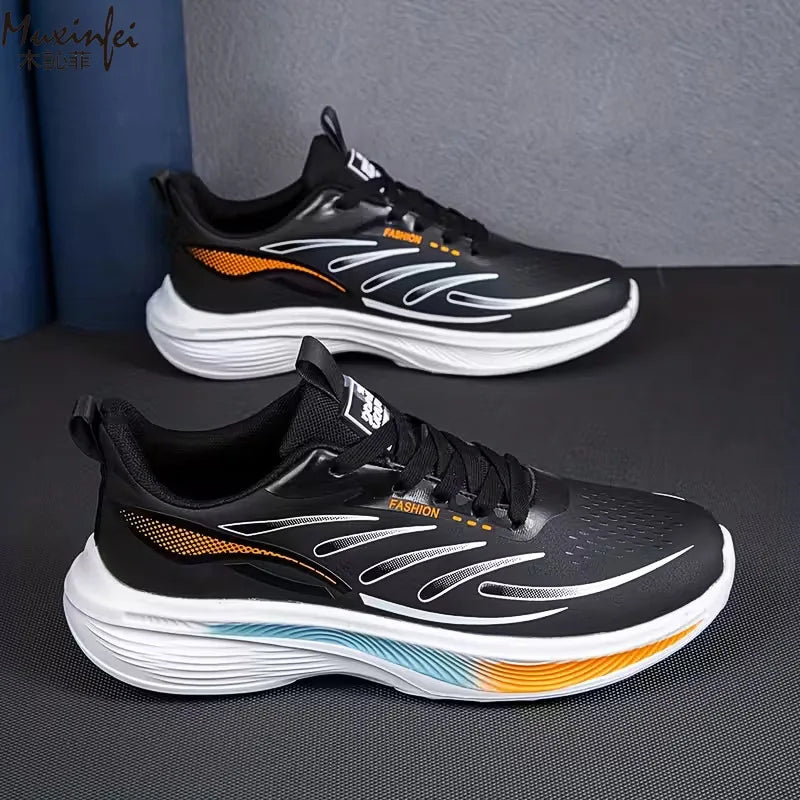 Chaussures de sport ultra légères à semelles souples pour hommes, chaussures de course décontractées, grande taille 39-47, nouvelle collection 2026