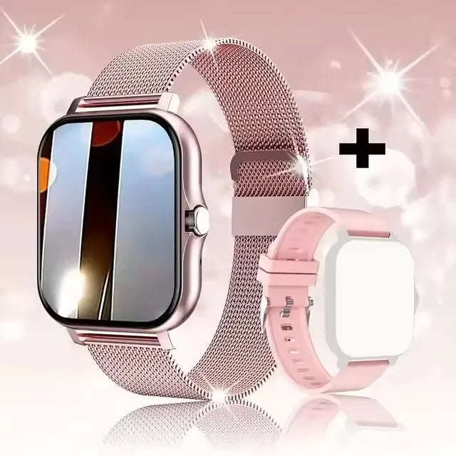 Nouvelle montre connectée multifonctionnelle 2026 pour hommes et femmes, bracelet de fitness et de sport avec Bluetooth, musique, moniteur de sommeil