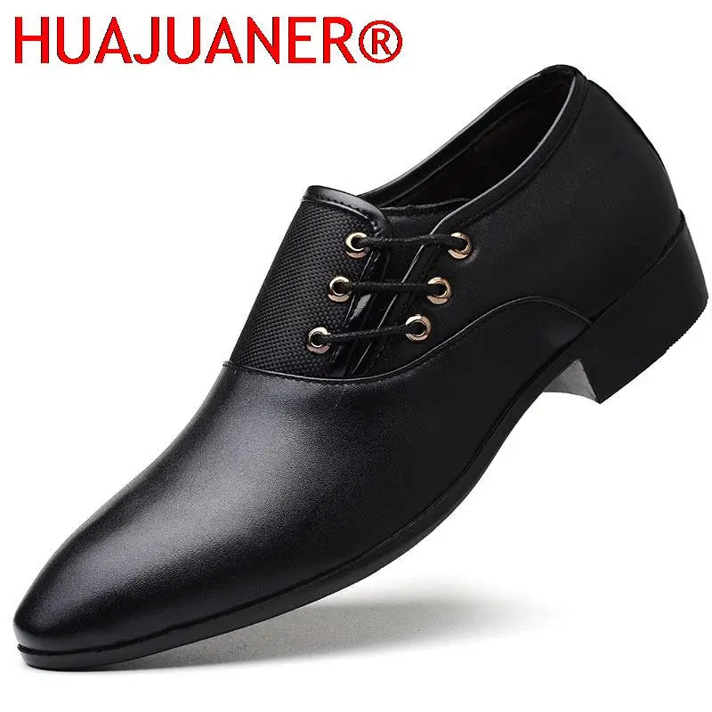 Chaussures habillées classiques pour hommes 2026, bout rond, en cuir de vachette, décontractées et élégantes, pour mariage, style Oxford, grandes tailles 38-48