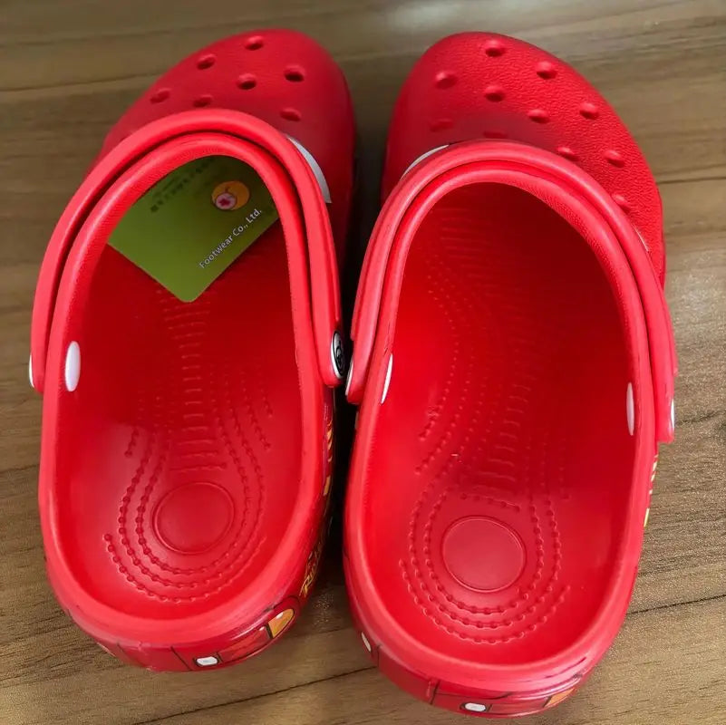 Sandales de plage décontractées pour adultes Mcqueen Cartoon 2026 - Sandales d'extérieur imperméables en EVA avec trous respirants