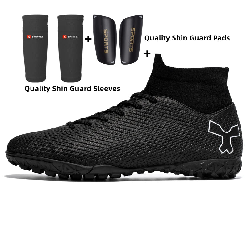 crampons de foot chaussures de football homme Chaussures de football unisexes pour hommes et enfants, chaussures de football de qualité, baskets de football pour garçons, bottes de société