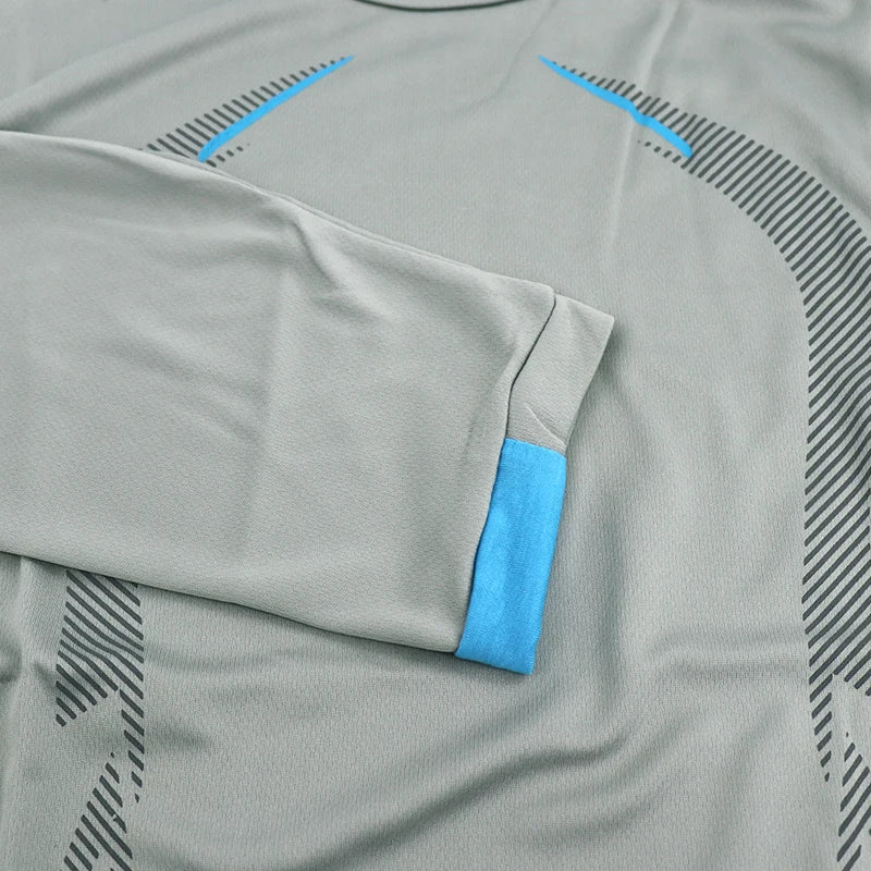 T-Shirt d'été à manches longues pour hommes, séchage rapide, respirant, climatisation, Protection solaire en plein air, vêtements d'extérieur, nouvelle collection 2024