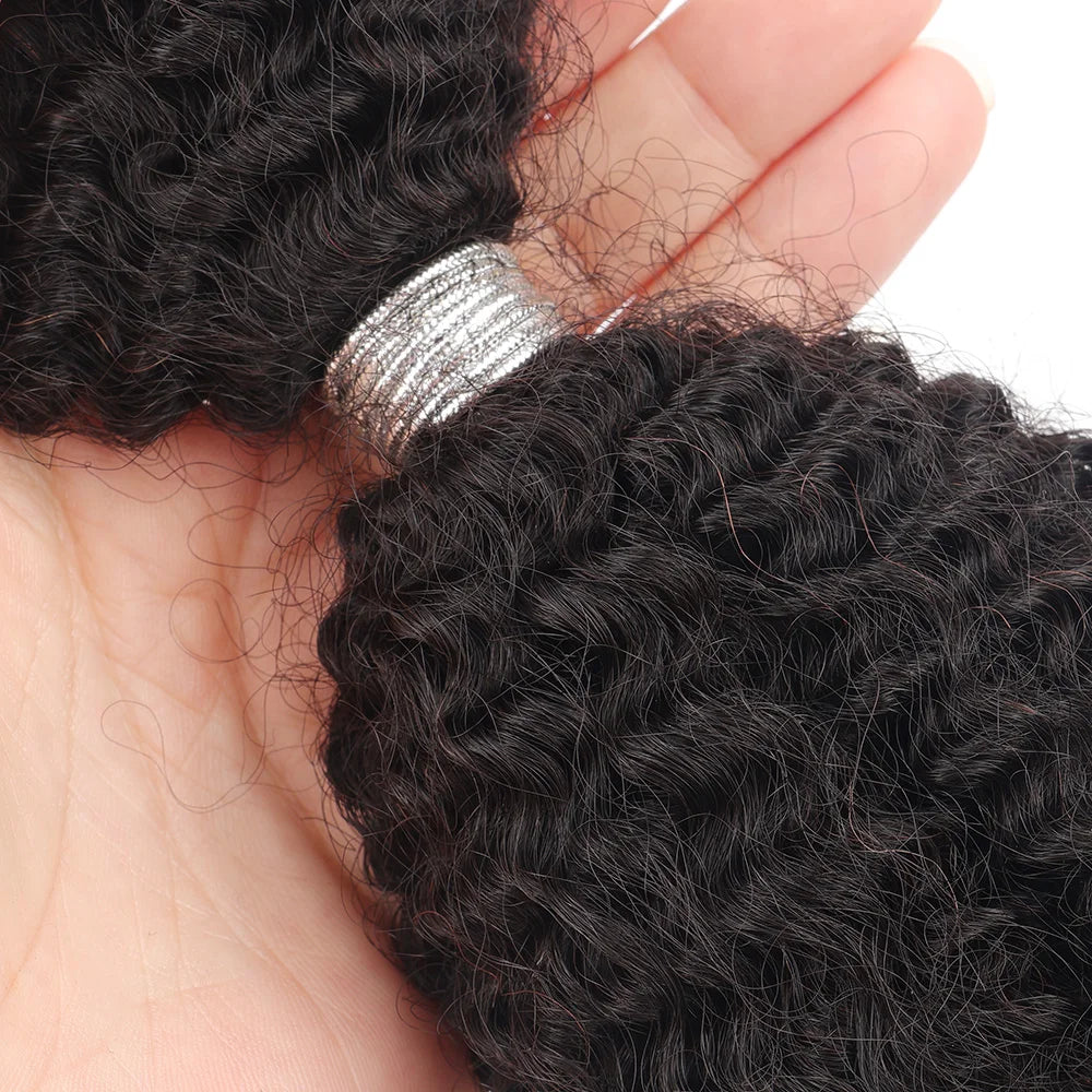 Cheveux humains afro crépus en vrac pour tressage, doux, types 4B 4C, pour locs, extensions de dreadlocks, cheveux humains à tresser