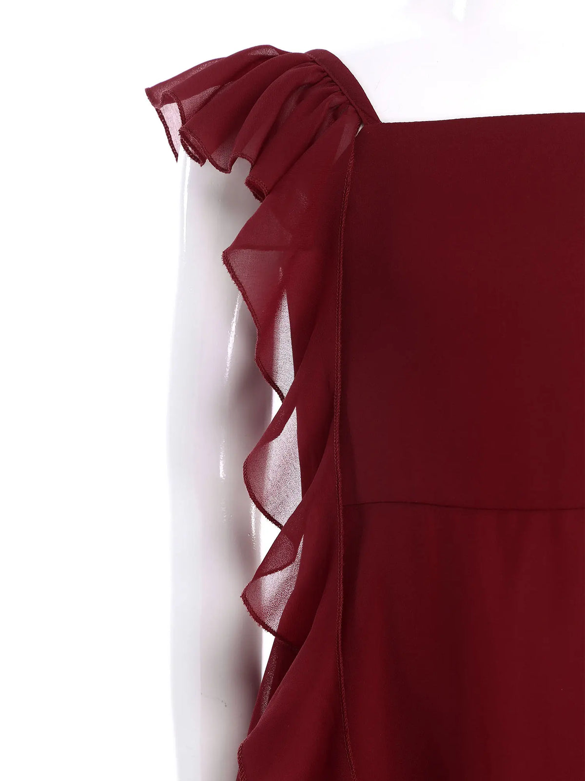 Robes de demoiselle d'honneur junior pour adolescentes, robe à fleurs, bretelles à volants, en mousseline de soie, robe d'été formelle pour fête de mariage, spectacle, Banquet